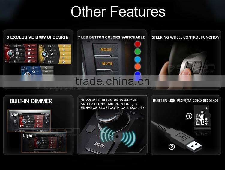 EONON D5165X 7" Digital Touch Screen Car DVD Player with Built-in GPS For BMW E90/91/92/93