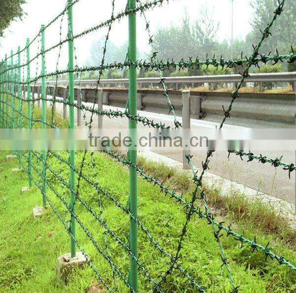 ISO9001 factory galvanized barbed wire