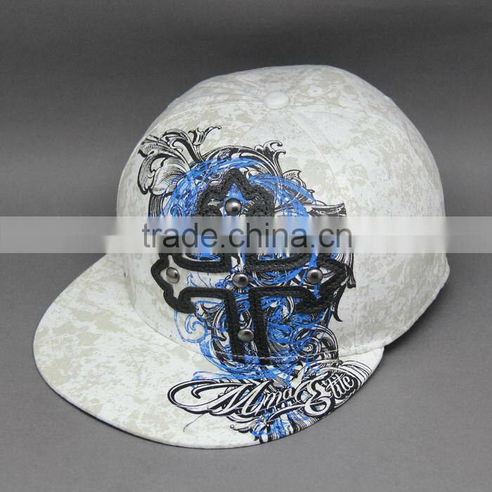 FASHION CUSTOM FLAT EMBROIDERY FASHION FITTED CAP/FLAT BRIM FITTED CAP/FITTED HAT/ SNAPBACK FITTED CAP