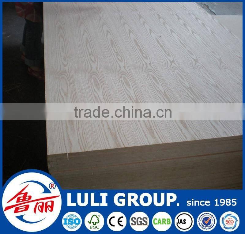 natural veneer coated MDF