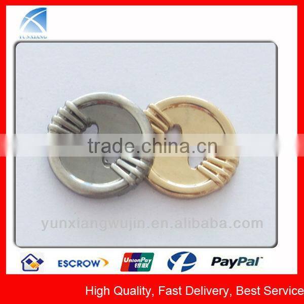 YX1022 Custom Made 2 Holes Metal Shirts Buttons