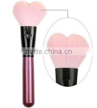 Hot!!! Pink Color Heart Shape Brush