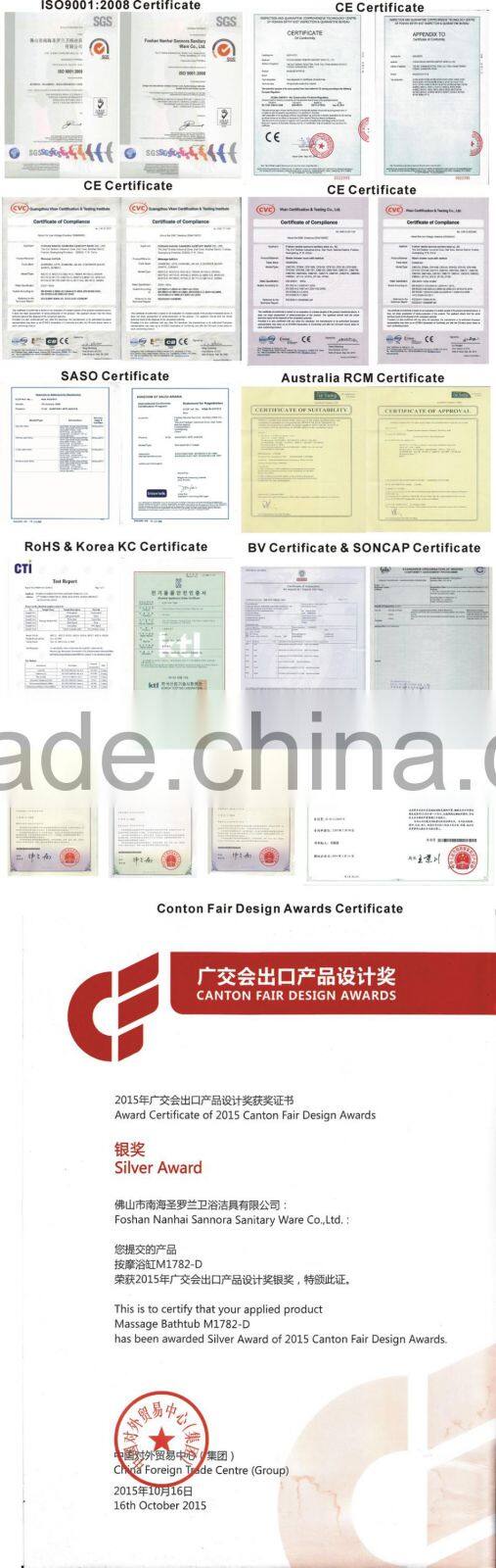 bathtub shower screen glass 1500X750X1500mm