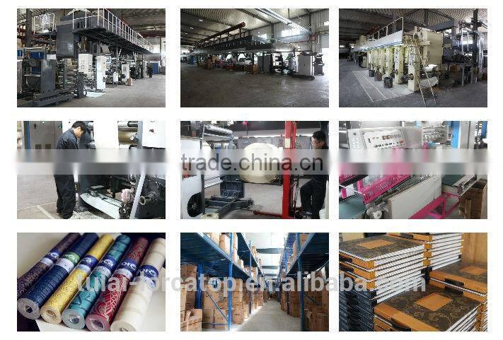 Pretty gold leaf foil vinyl wallpaper