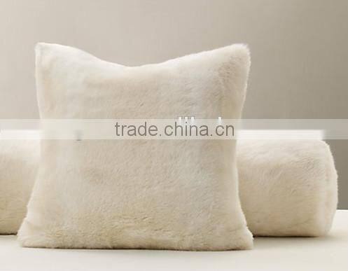 Faux fur pillow/luxury fur sofa pillow /faux fur pillow covers