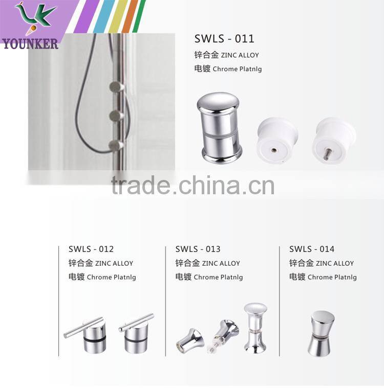 Fashionable trendy taper column stainless steel mini bathroom handle door knob