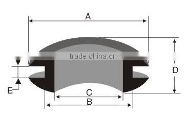 Custom EPDM automotive rubber grommet