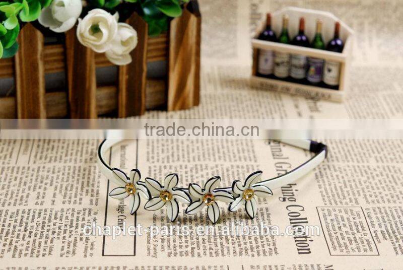 fashion cellulose acetate flowers hairbands