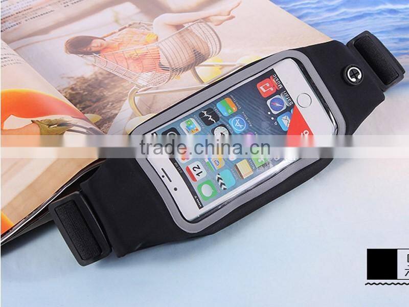 Multifunctional waterproof waist belt bag capable of touch screen belt bag