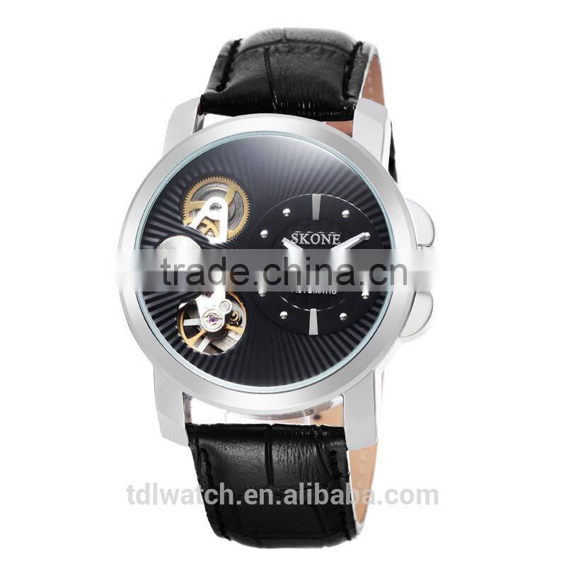 Mechanical Genuine Leather Sport Man Watch