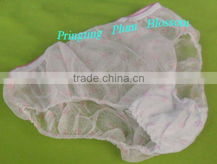 nonwoven disposable underwear women's underwear, ladies' underwear