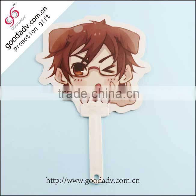 New products hand fan custom printed plastic fan summer cheap plastic fan