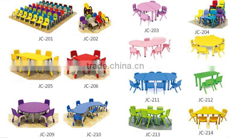 School Plastic Childrens Plastic Table And Chairs Set JC -ZYS02