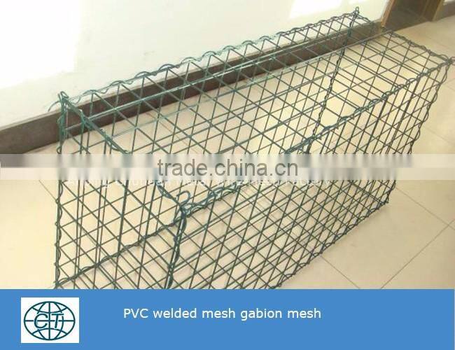 1x1x0.5m 60x80mm Hot dipped galvanized Gabion Mesh for stone wall protection
