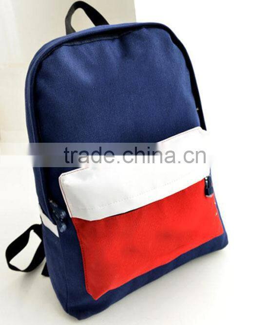 2015 College Popular Canvas girls Backpack