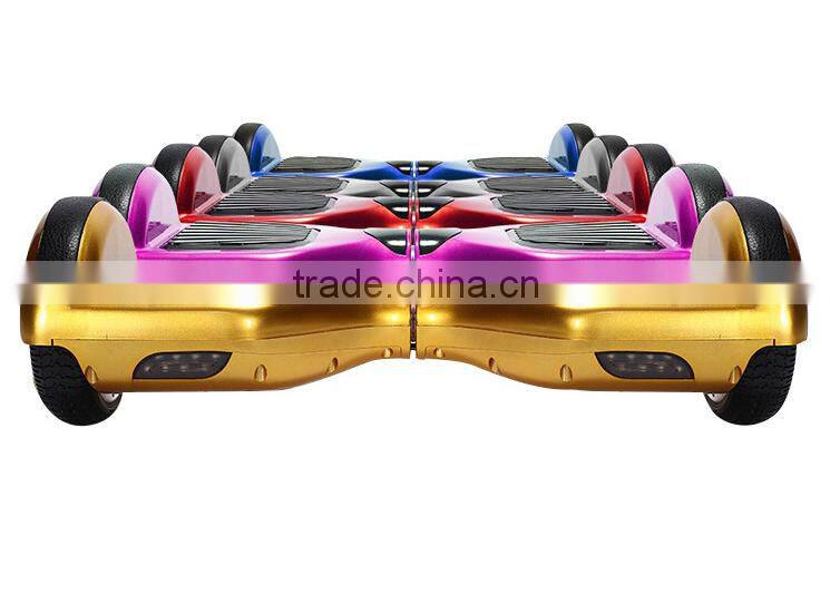 factory lowest price two wheel balance scooter with bluetooth and led light