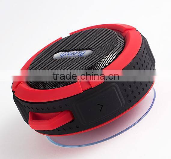 New mini waterproof bluetooth stereo shower speaker with MIC support TF card micro USB