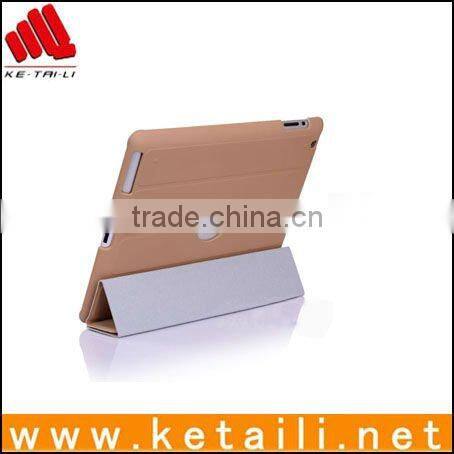2013 hot selling PU mateiral for ipad skin smart cover