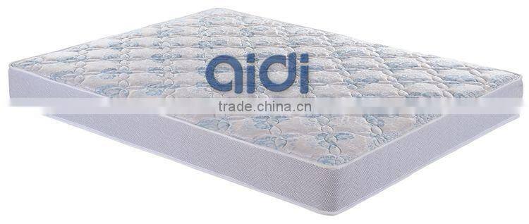 3D Mesh Fabric Sky Blue Independent Pocket Spring Single Dormitory Foam Mattress AC-1212