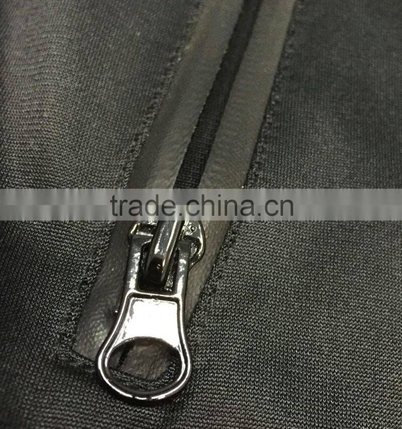 plain black windbreaker jacket