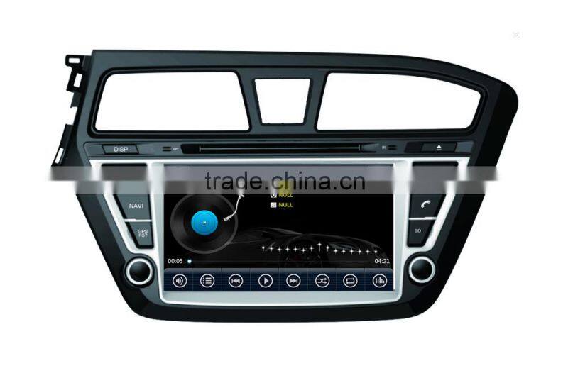 Factory OEM dashboard Dvd player gps radio 8" car dvd player for Hyundai i20 car dvd player 2014 with gps