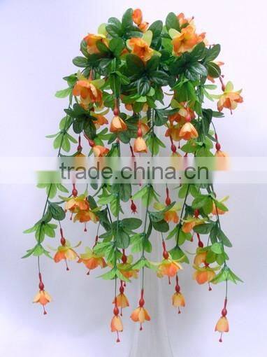 Flower Decoration for Wedding L 27" Fuchsia Wall Hanging Artificial Flowers Vine