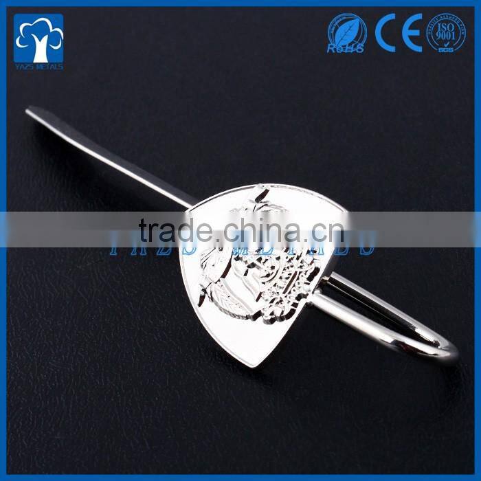 custom logo metal bookmark custom