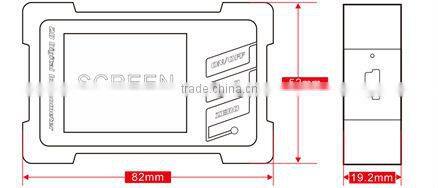 high accuracy digital spirit level Inclinometer for industry platform horizontal level measure