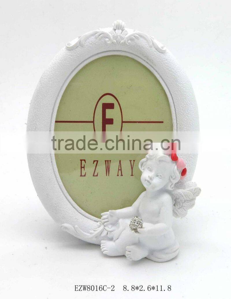 Promotional 2015 new style polyresin photo funia photo frame