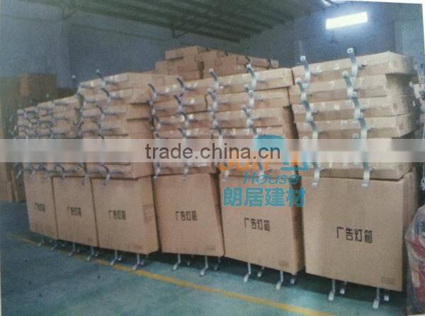 factory price aluminum frame and polystyrene acrylic material led outdoor advertising light box