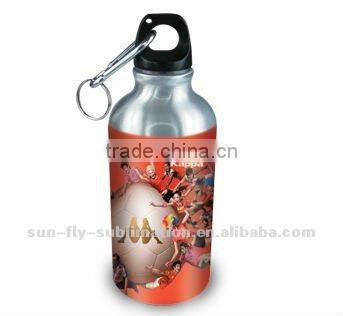 Sublimation Aluminum kids bicycle water bottle 400ml