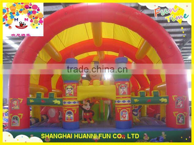 2015 new design Inflatable Playground/inflatable castle/amusement park games factory