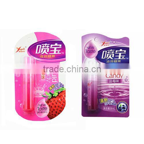 Child favourite flying toys candy/liquid candy fresh spray VC-L030