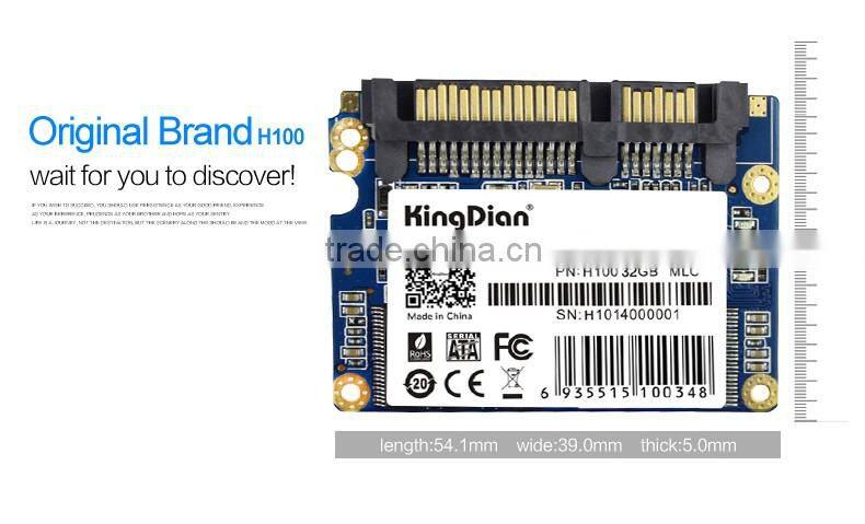 SSD Newest /Lowest price KingDian Solid State Drive Half slim sata2 ssd 32gb HD HDD SSD Hard Disk stock for Laptop /Desktop