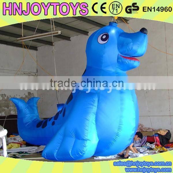 animal shaped helium balloon ,sea lion lighted outdoor christmas decorations