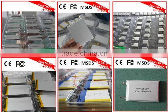 from factory 402030.7v with 150mah lithium polymer battery