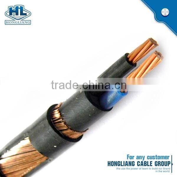 IEC 60502 Standard Low Voltage XLPE Insulated 8AWG 6AWG 4AWG Copper Concentric Cable