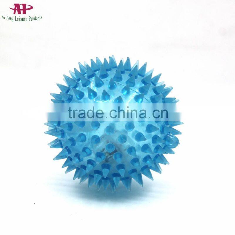 Best Selling Dog Round Bounce Ball Toys with LED Flash Light Pet Toys