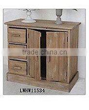 Sandblasting Varnish Top Farming Antique Wood Buffet Cabinet