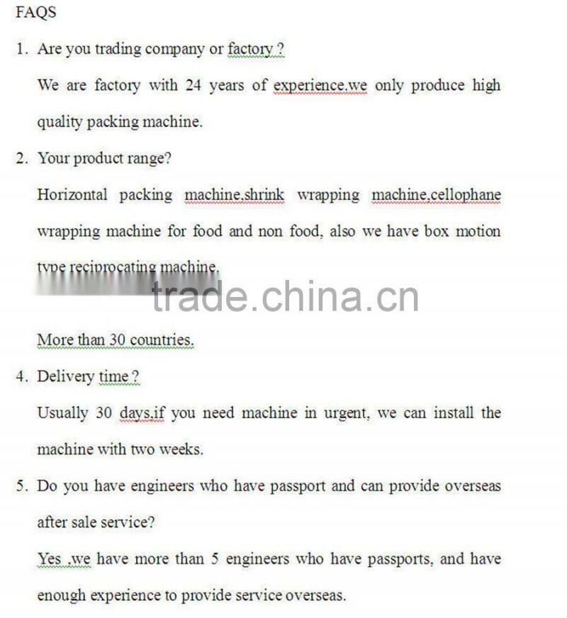 Cosmetics Box Cellophane Packing Machine