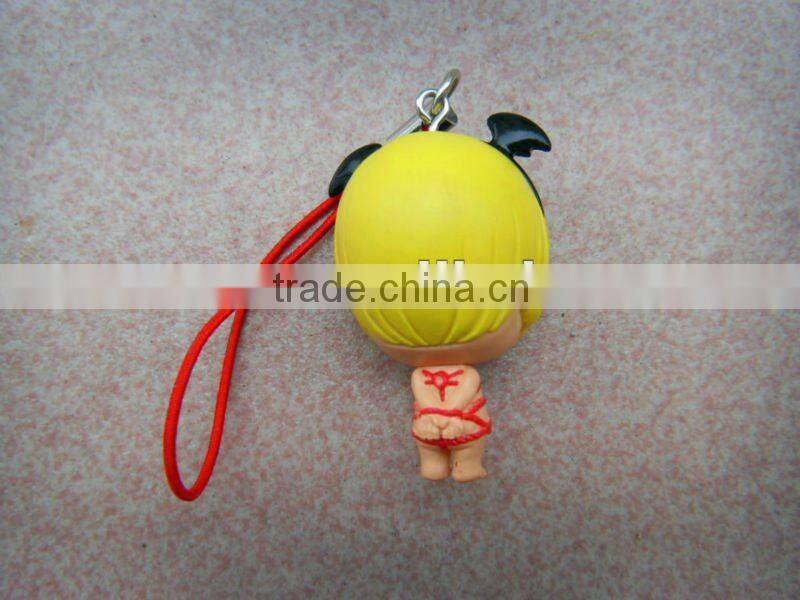 plastic PVC mobile phone charms