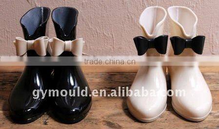 2011New style Lady ankle rain boots,Butterfly rain boots