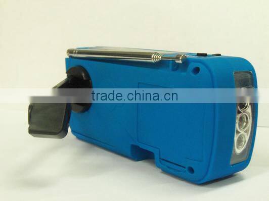 Hot sale Solar Powered AM / FM/SW Radio with Flashlight