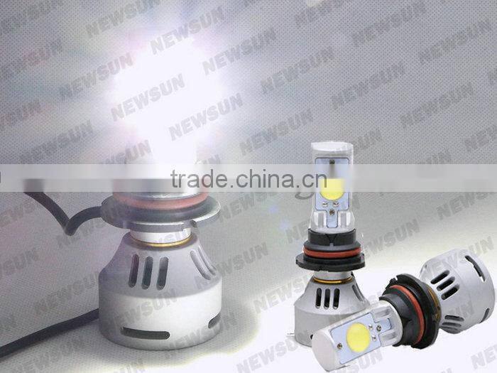 Highest lumens 6400LM Car led h4 high low c ree led headlight bulbs