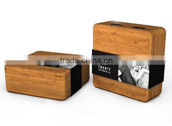 Handmade super design wood t shirt box