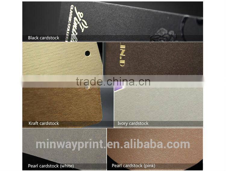 Cheapest price for paper garment hang tag with string