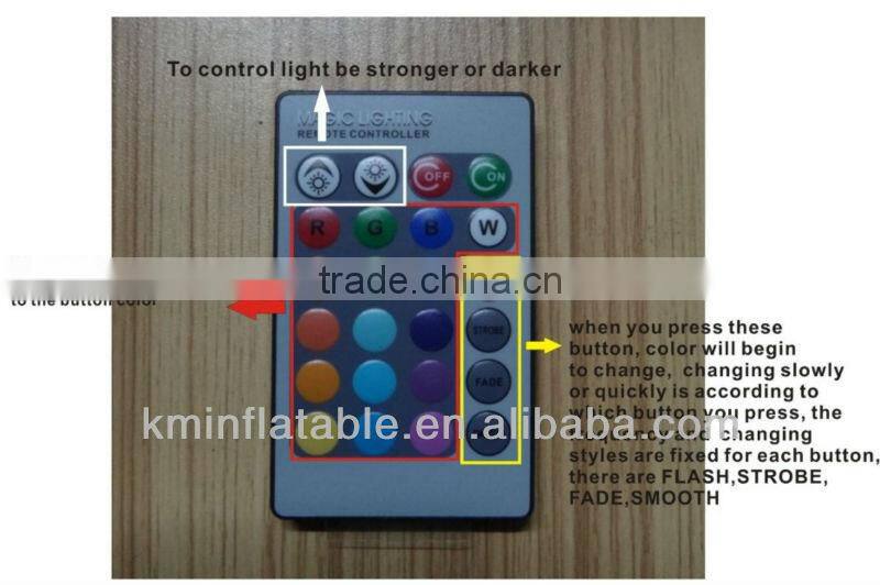 decoration inflatable balloon with LED light