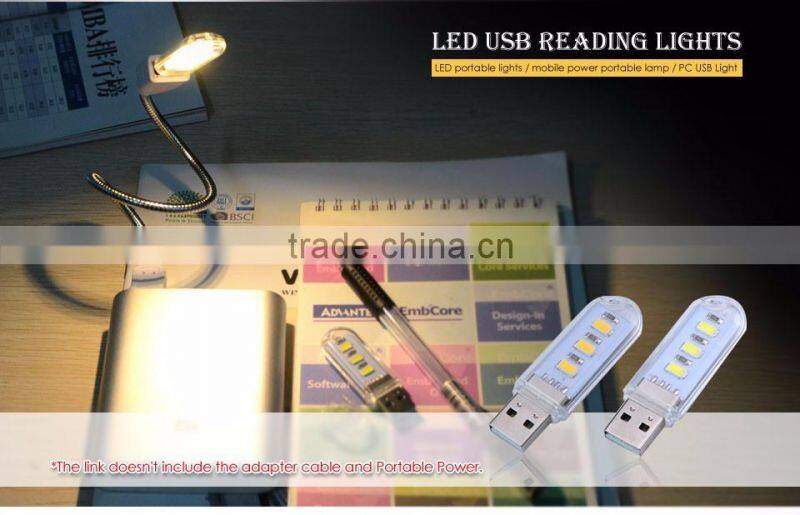 hot sales SMD5730 3 led USB LED lamp