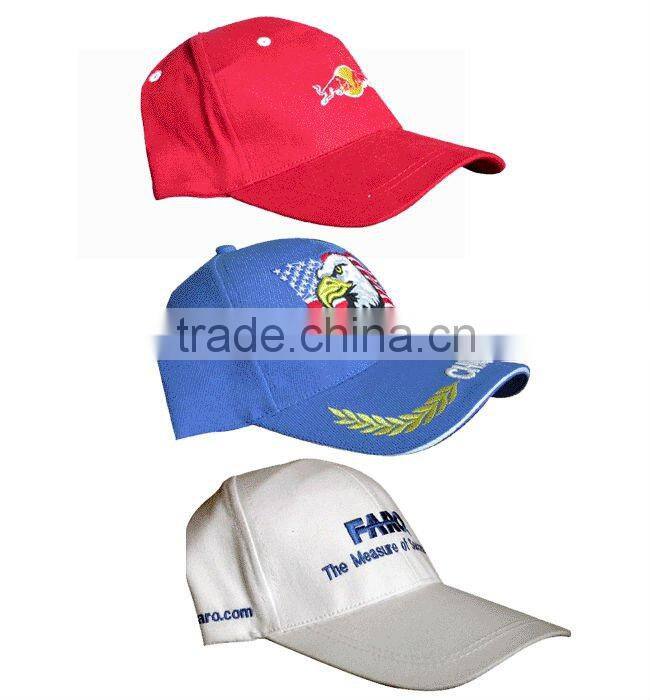 Best Quality 100% cotton sports visor caps with embroidery cotton sports visor caps