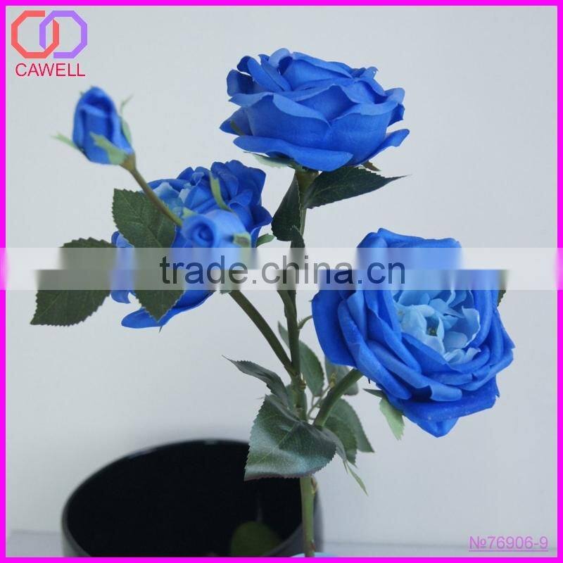 china wholesale multi color PU artificial rose flower